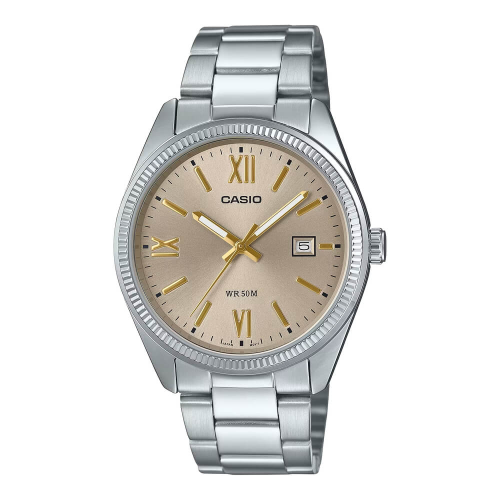 WW2959 Casio Enticer Date Chain Watch MTP-1302DD-9AVDF
