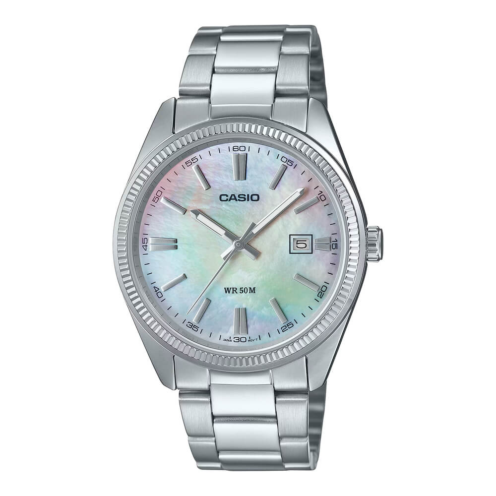 WW2960 Casio Enticer Date Chain Watch MTP-1302DS-7AVDF