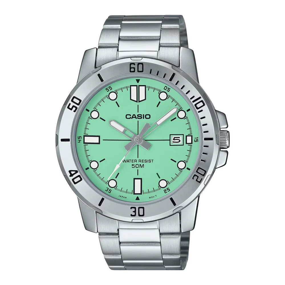 WW2863 Casio Enticer Date Chain Watch MTP-VD01D-3E1VUDF