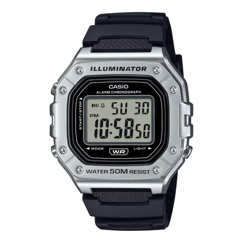 WW3135 Casio Youth Digital Resin Belt Watch W-218HM-7AVDF