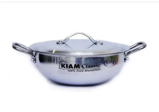 Kiam Aluminum Karai With Metal Handle -30 cm
