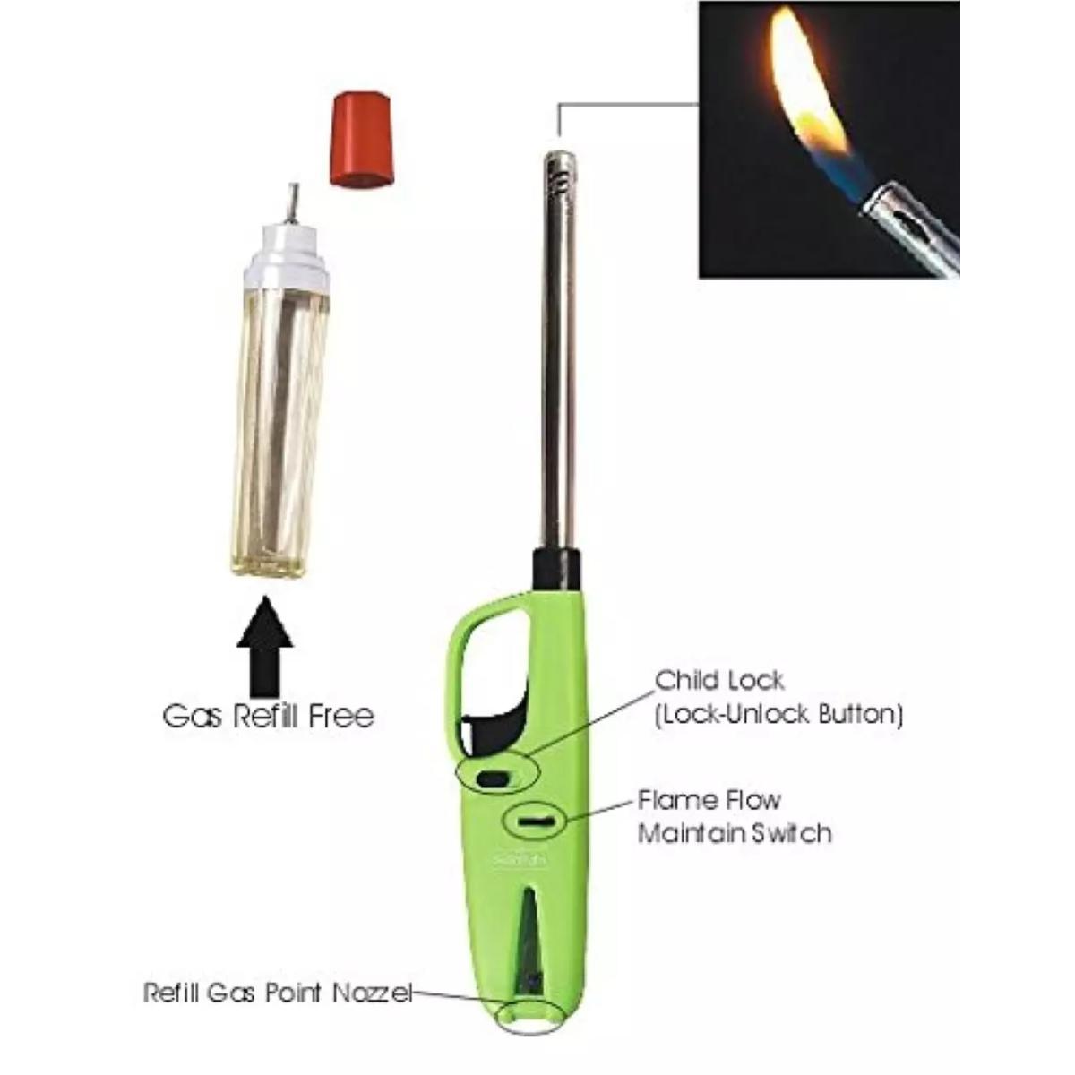 Kitchen Gas Lighter With Gas Refill - Kitchen Accessories - Pitha Maker