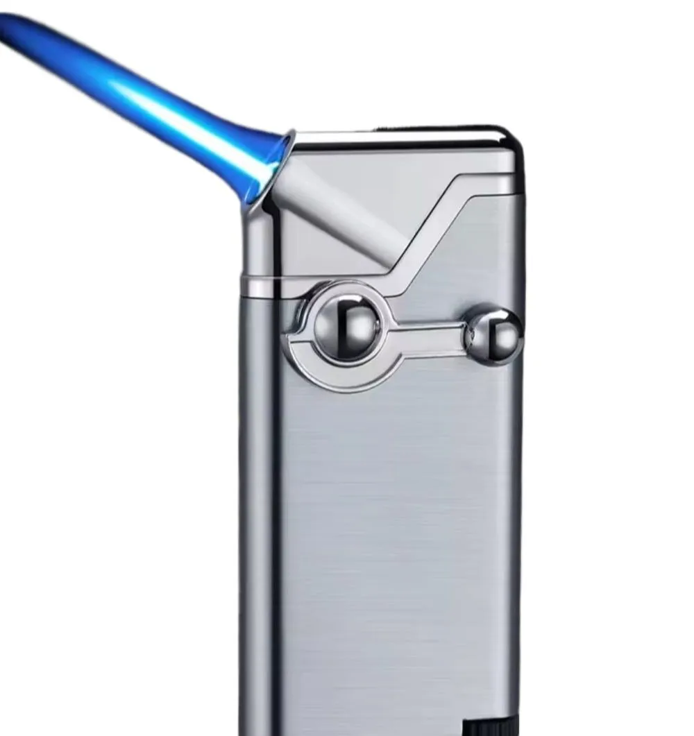 Jet Torch Butane Gas Lighter Oblique Fire Pipe Special Smoking Accessories Gadgets For Men