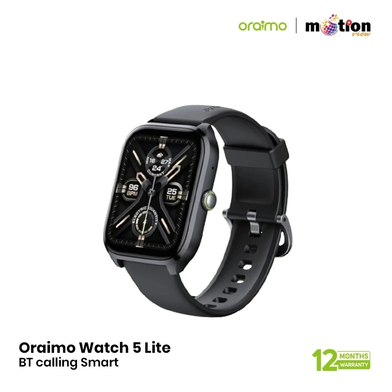 Oraimo Watch 5 Lite BT calling Smart Watch (OSW-804)