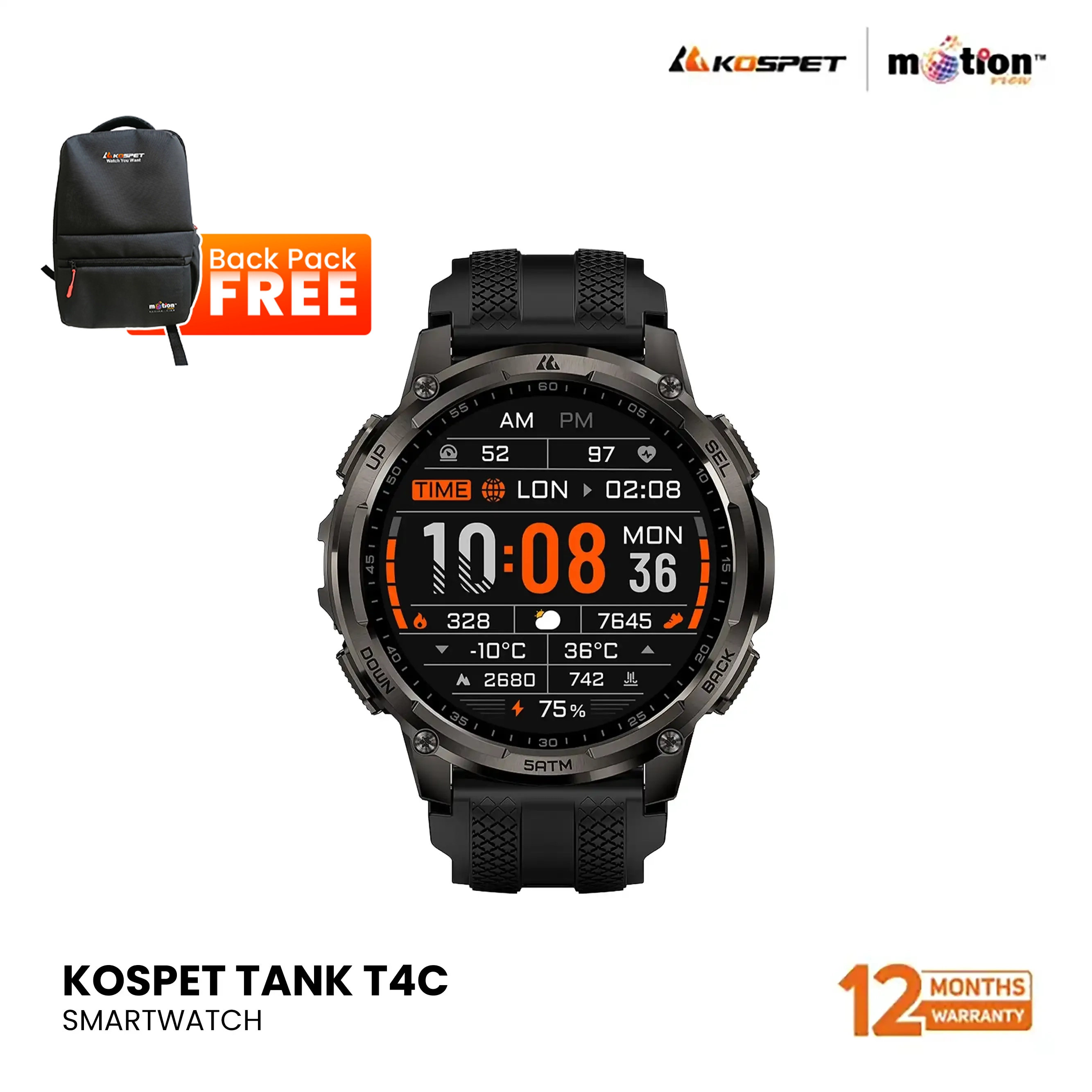 KOSPET TANK T4C Rugged Smartwatch
