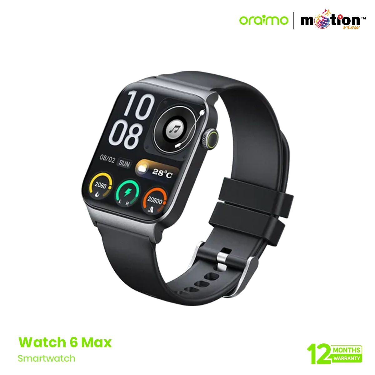 oraimo Watch 6 Max (OSW-8001N) Smart Watch