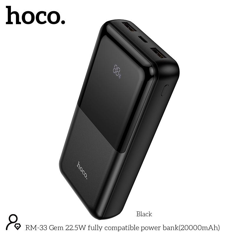 Hoco RM33 20000mAh Power Bank with 22.5W Fast Charging