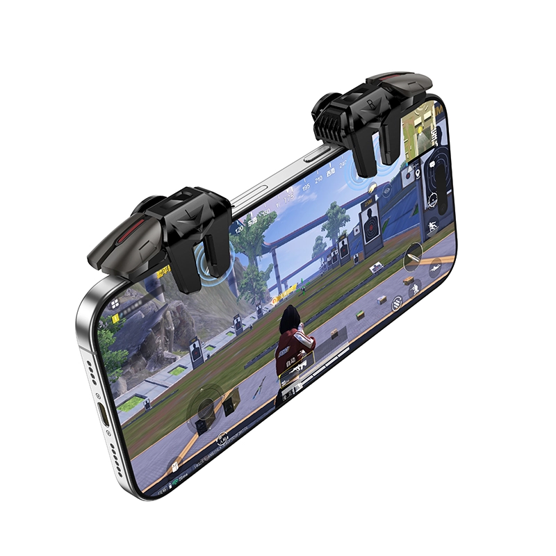 Hoco GA22 Eagle Mobile Game Trigger Buttons (2PCS) – Metal Dual Shooting Controller Clip for PUBG, COD, Free Fire