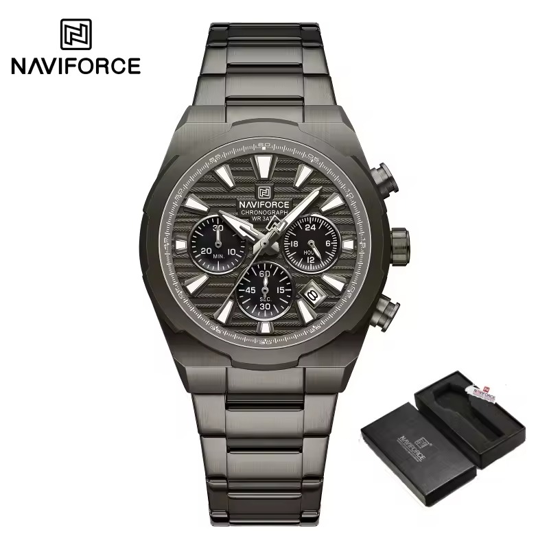 Naviforce 8081 - Black Gray