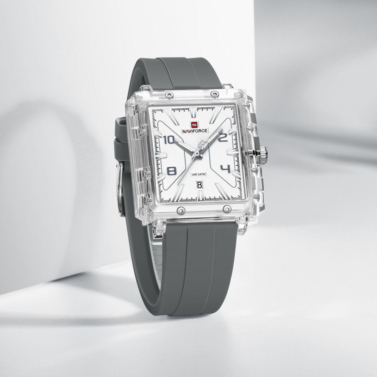 Naviforce 6112 - Gray White