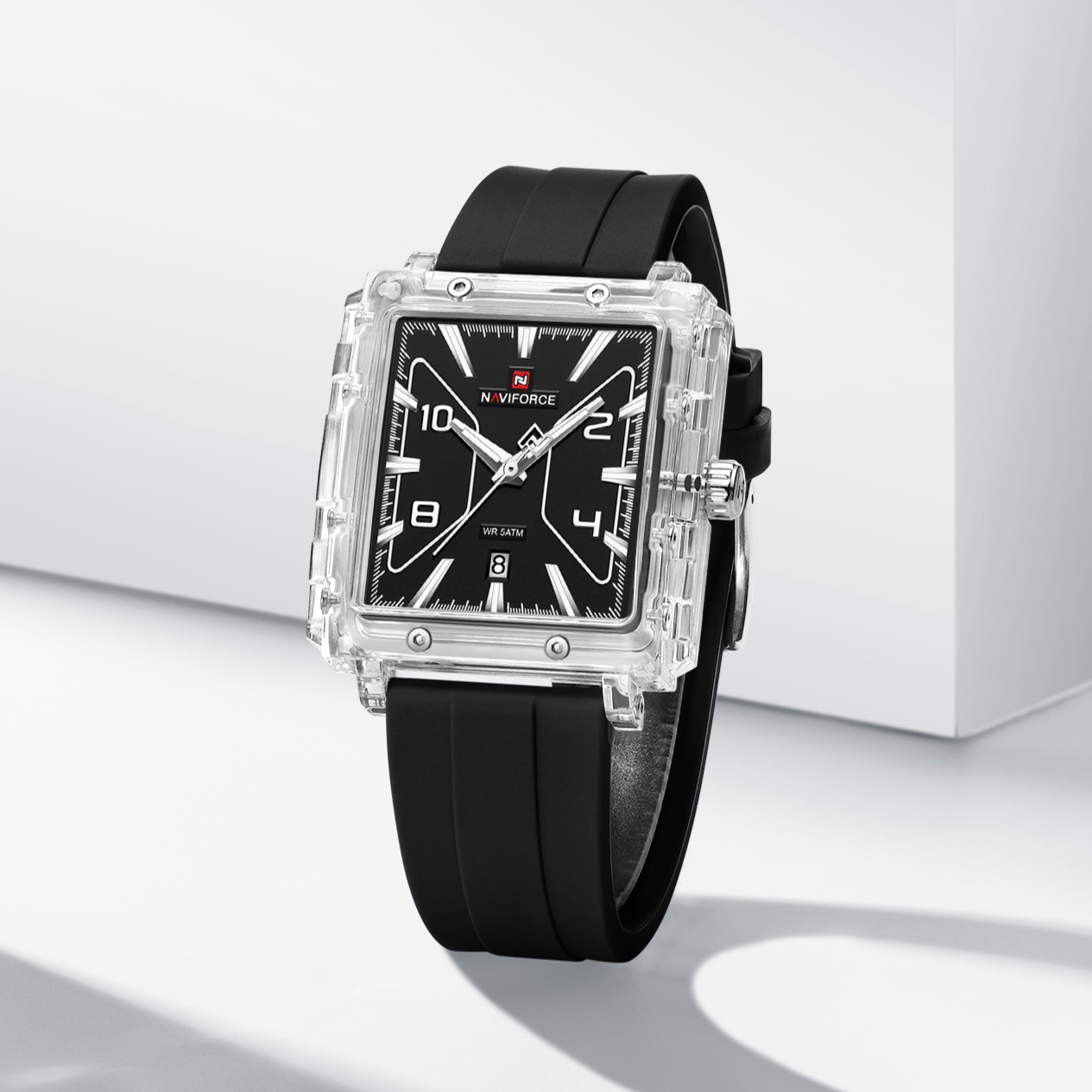 Naviforce 6112 - Silver Black