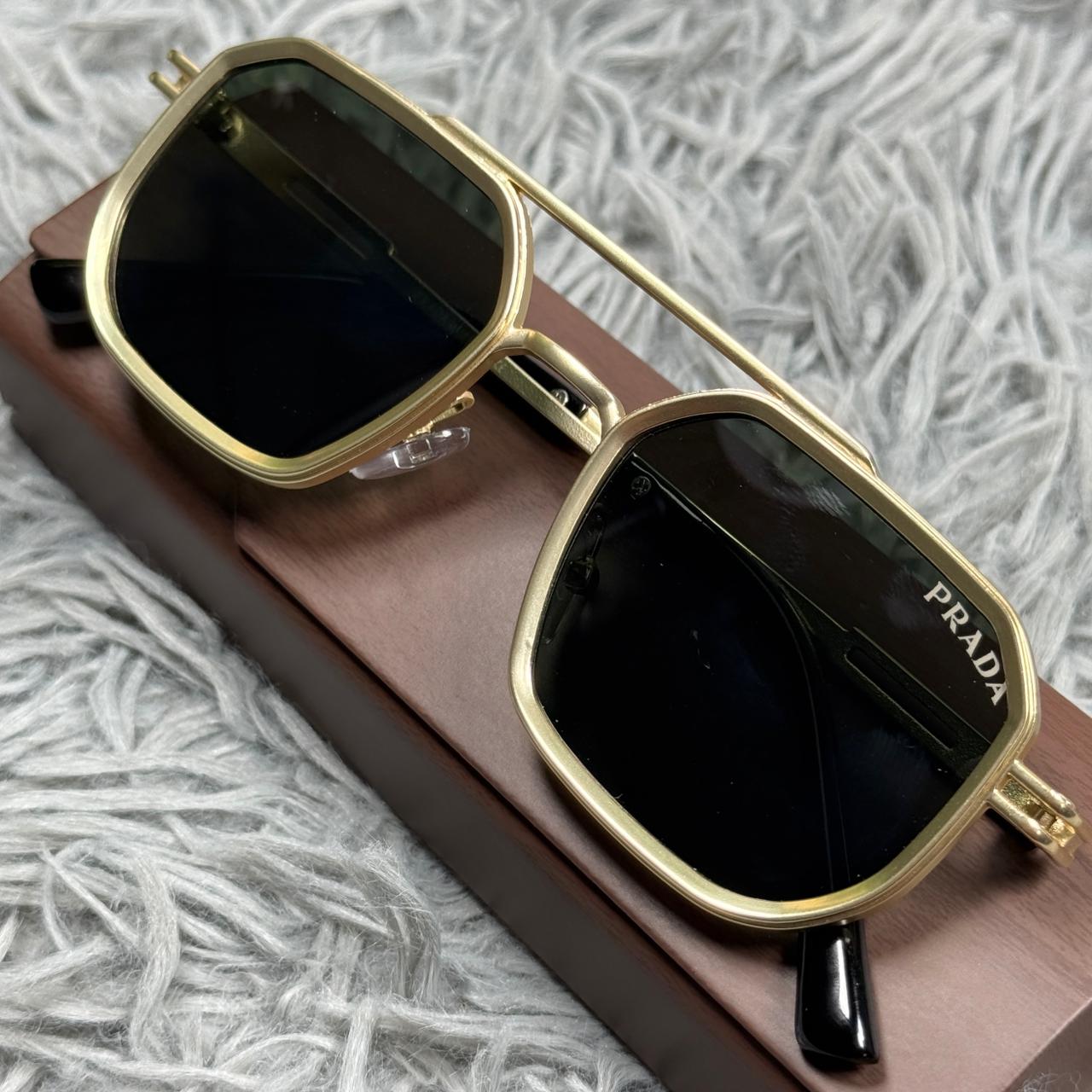 Prada Sunglass - Black Gold (A Grade )