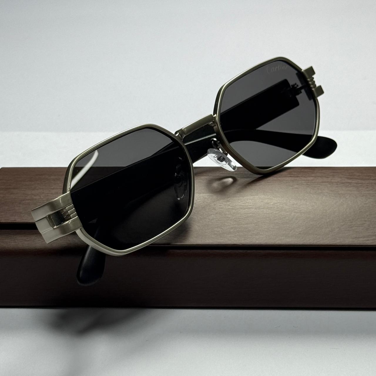 Cartier Sunglass - Silver Black (A Grade )