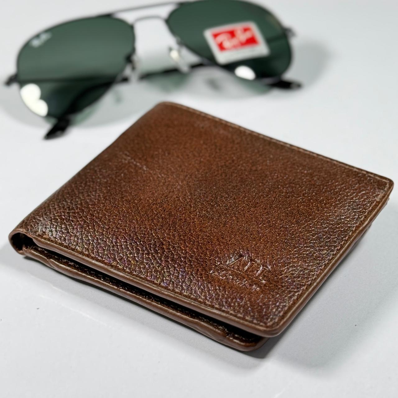 Premium Leather Wallet - Brown (W002)