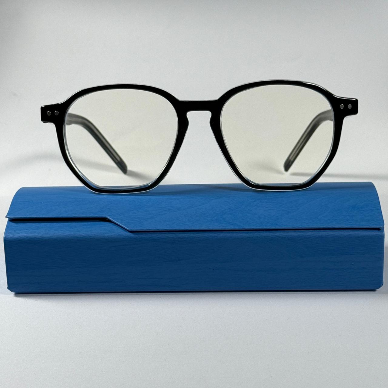 Tom Ford Frame And Blue Cut lens - Black White ( P80167-51-18-147)