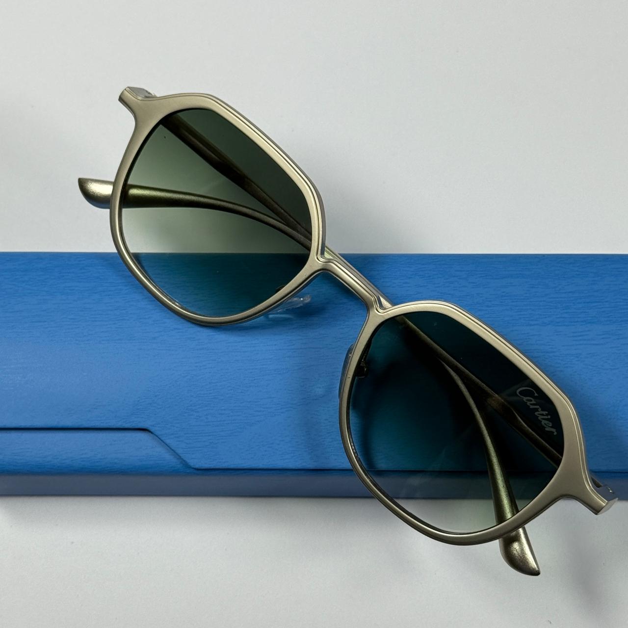 Cartier Sunglass - Silver Green (A Grade )