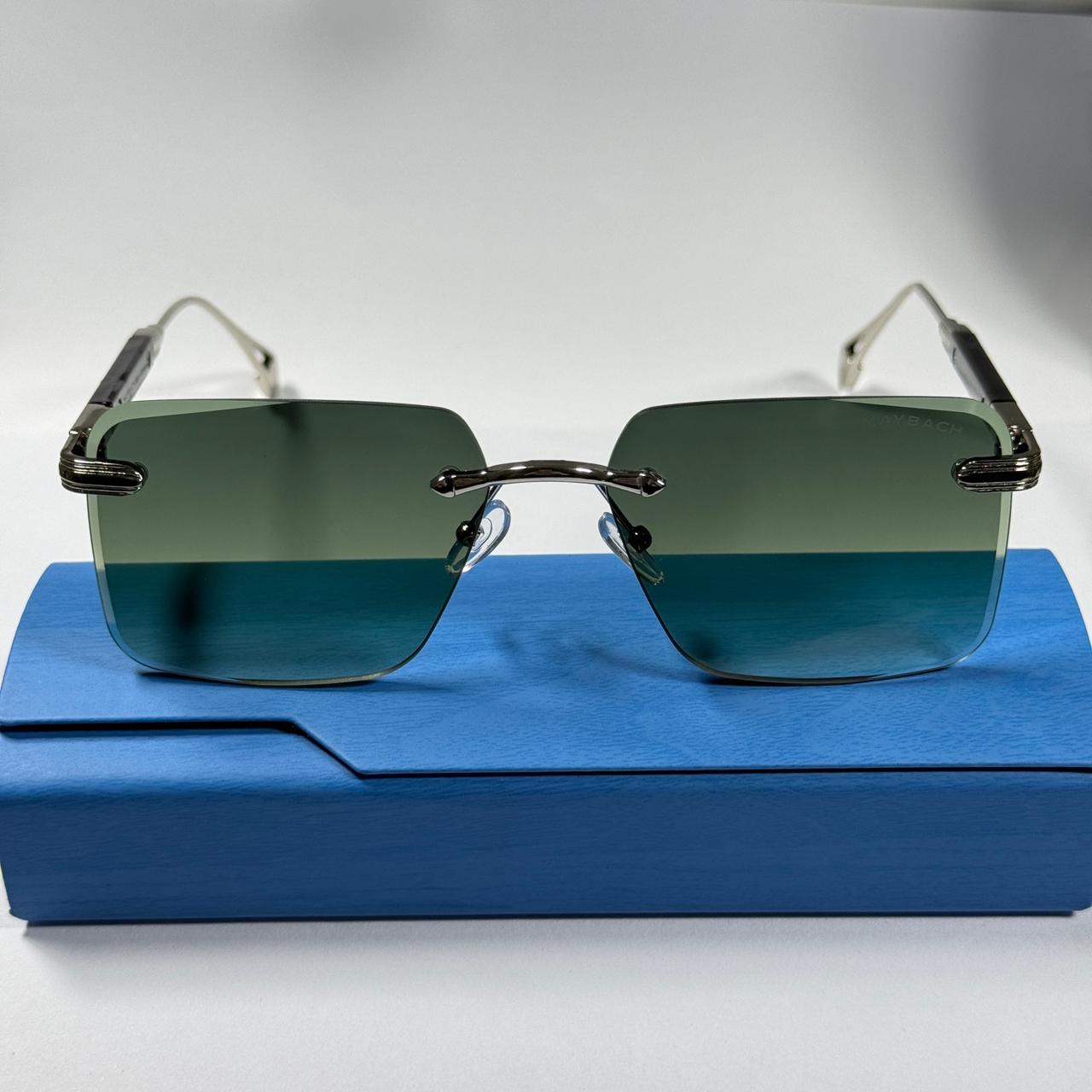 Maybach Square Sunglasses - Silver A Grade