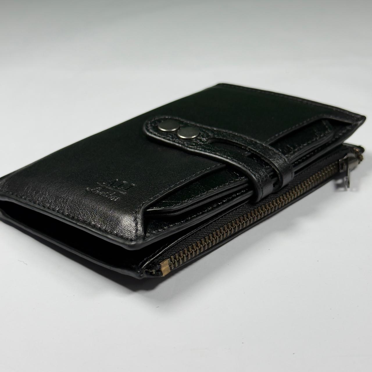 Luxury Premium Leather Wallet - Black (W132)