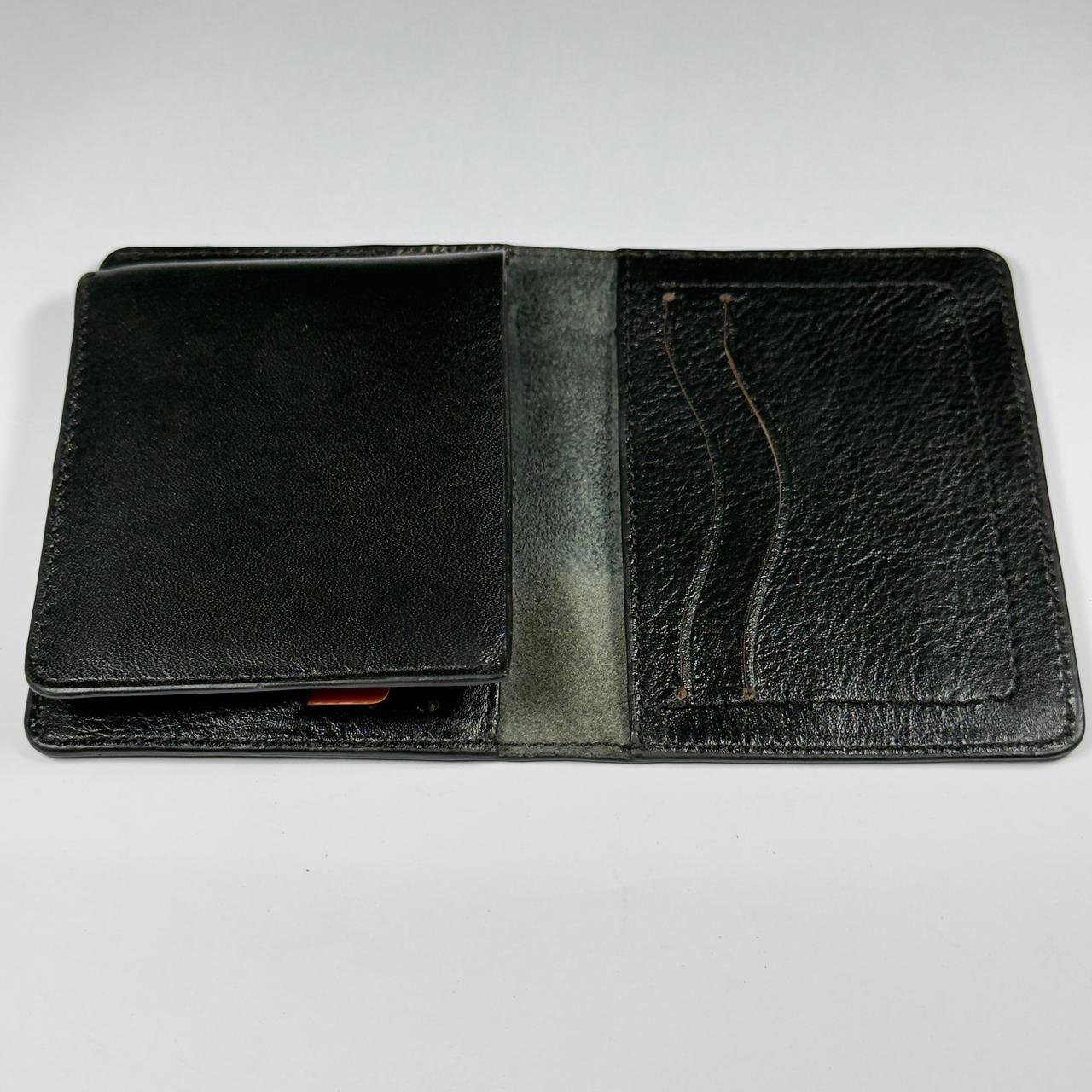 Luxury Premium Leather Wallet - Black (W107)