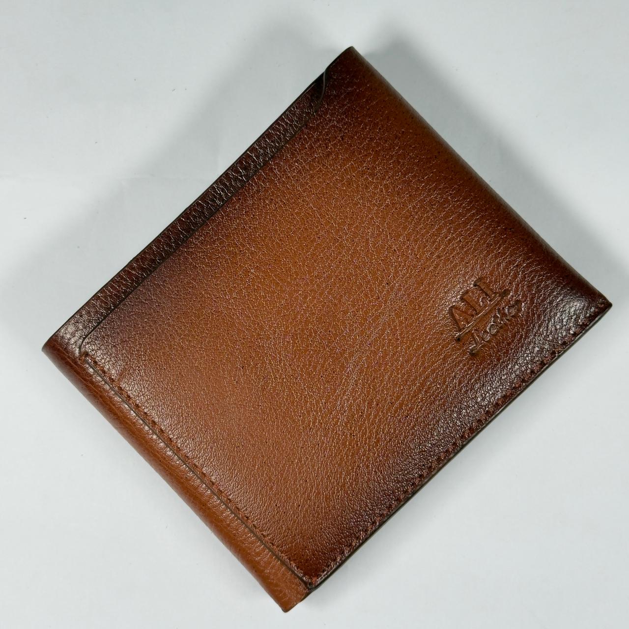 Premium Leather Wallet - Brown (W002)