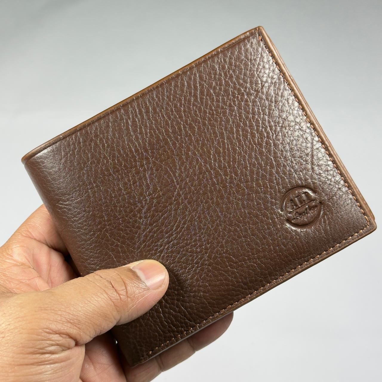 Luxury Premium Leather Wallet -Coffee (W153)