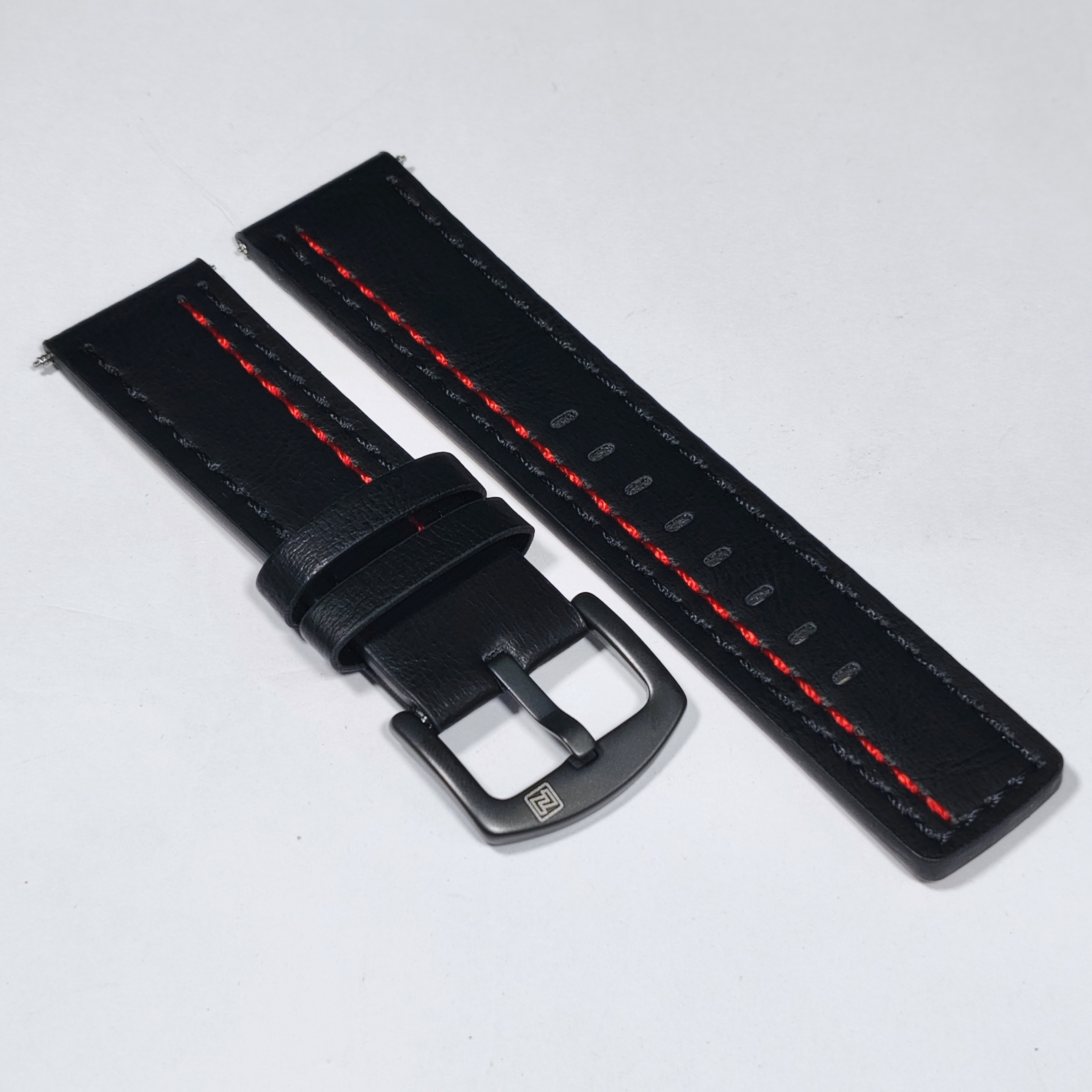 Naviforce NF9099 Belt (24mm)- Black Red