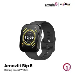 Amazfit Bip 5 BT calling Smart Watch with GPS - Black