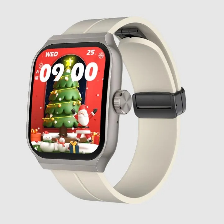 OV90 AMOLED Curve Screen Smart Watch - Silver