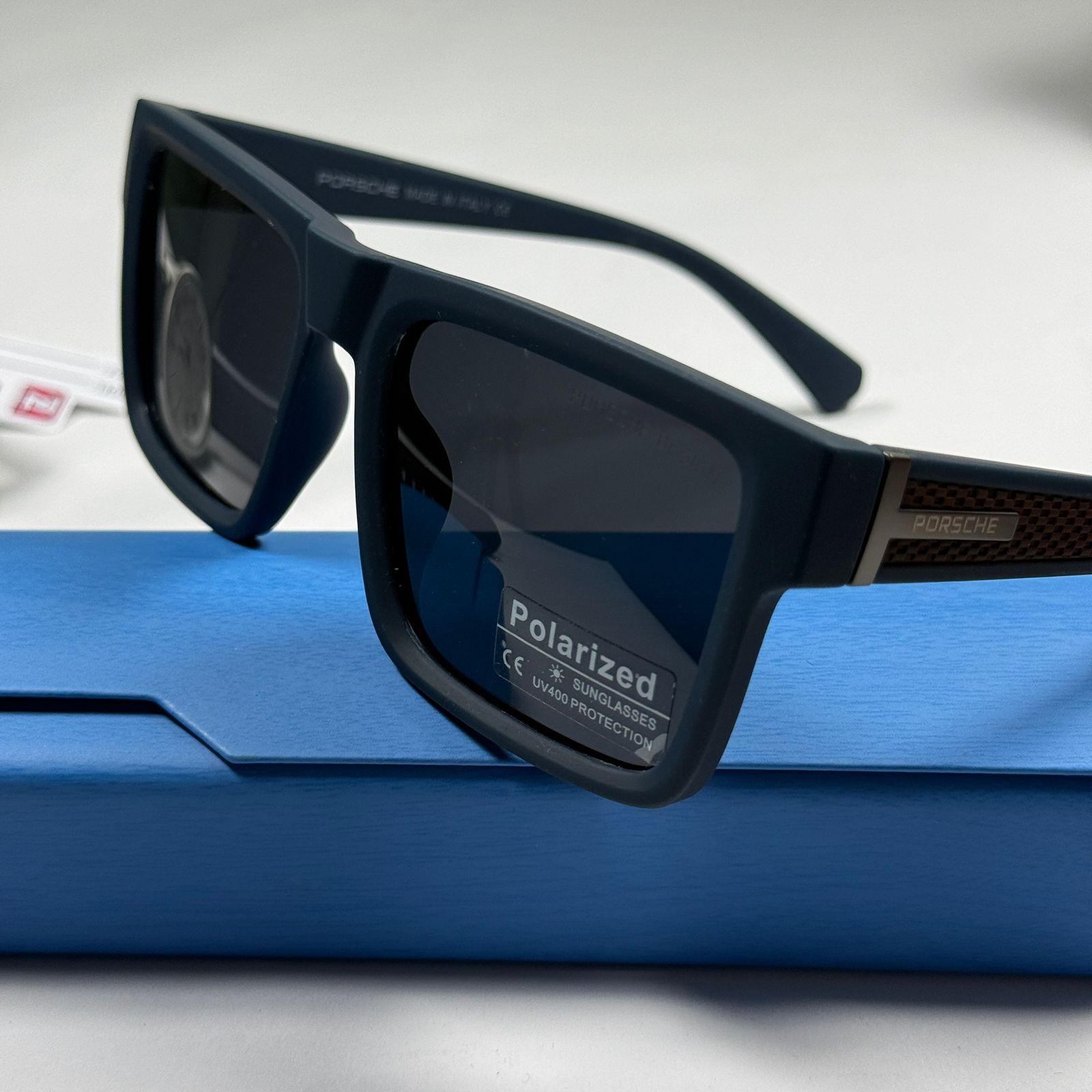 Porsche Square Sunglasses 30334 C4 - Matte Blue Grade A