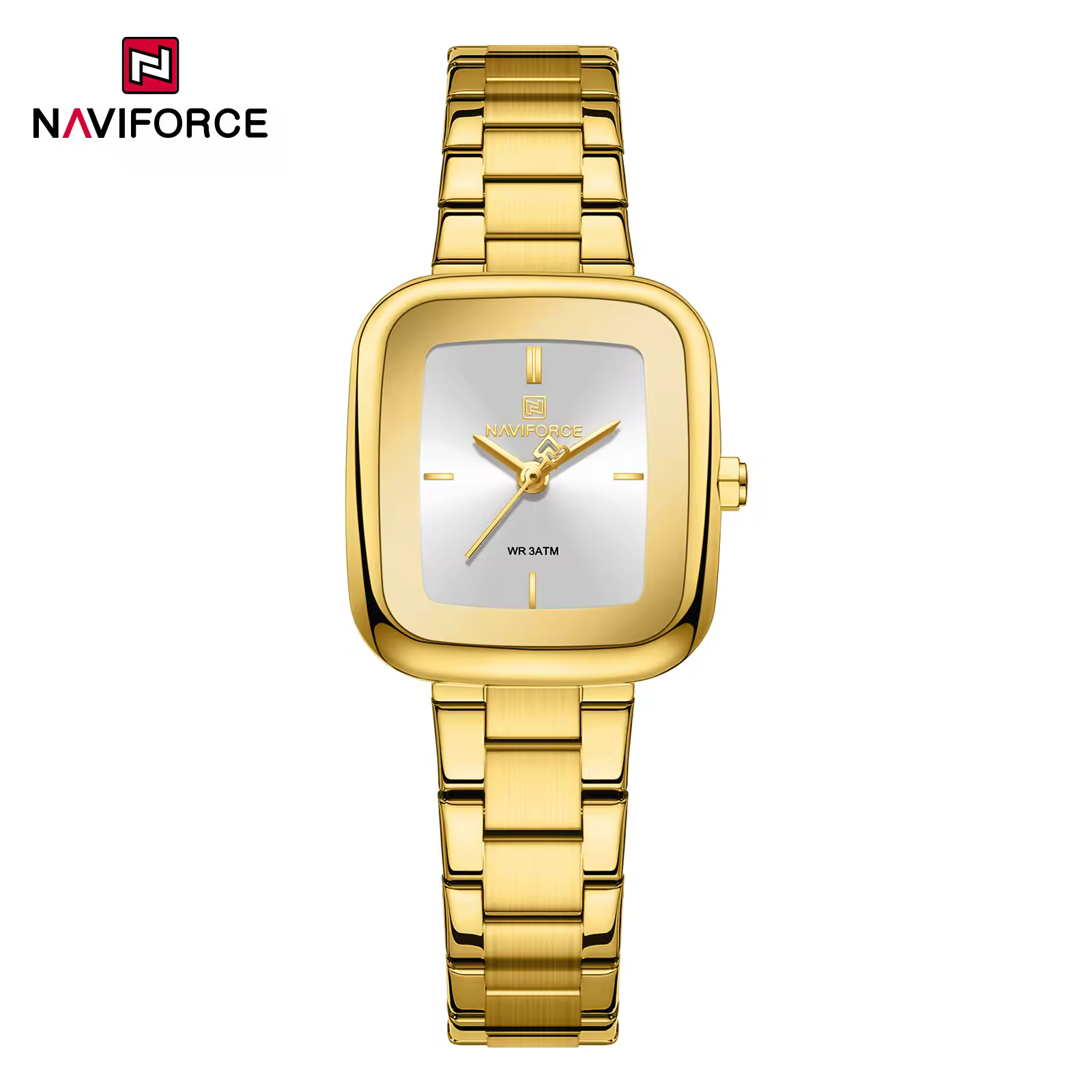 Naviforce - 5075 Gold White For Women