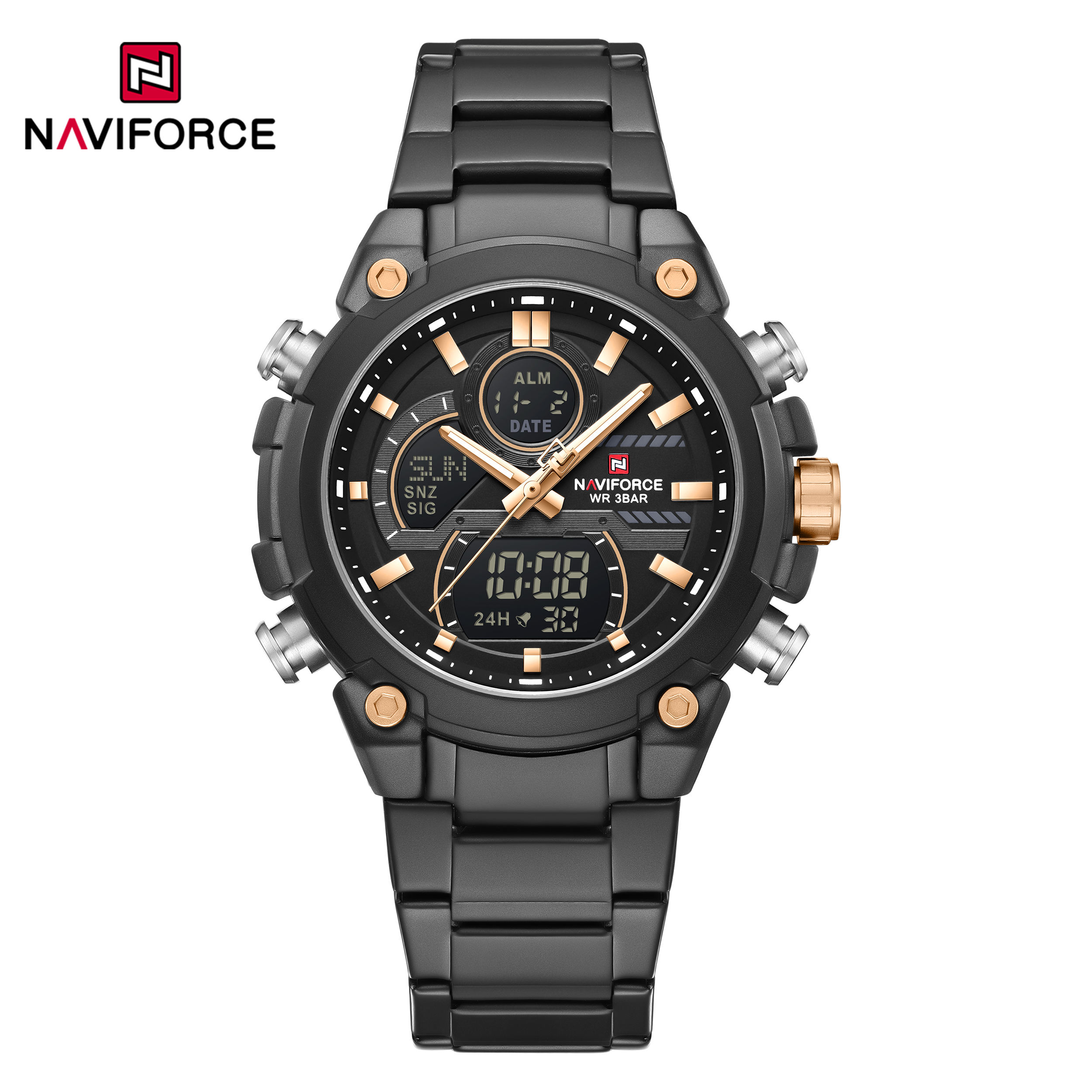Naviforce -9278 Black Rose For Men