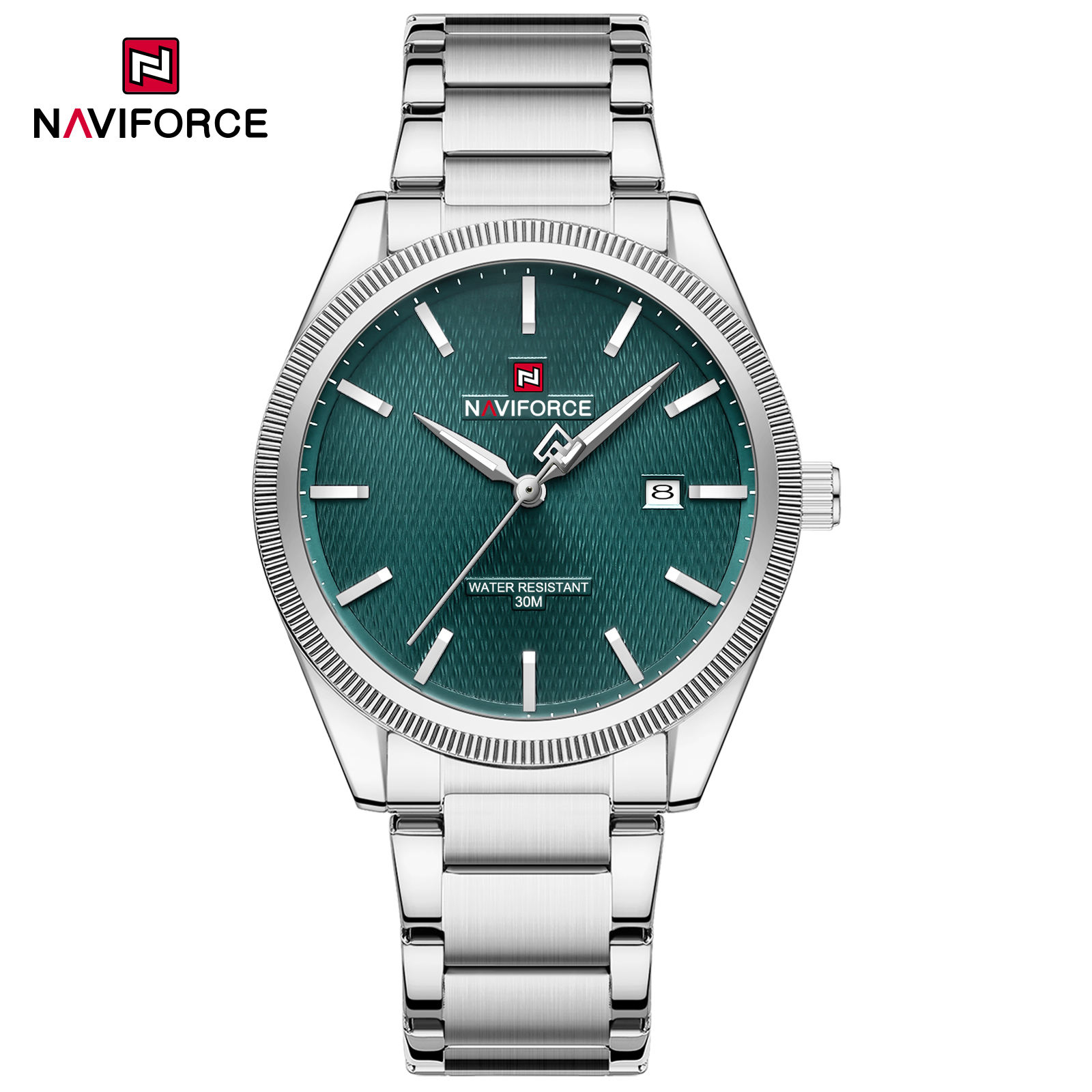 Naviforce - 9276 Silver Green For Men