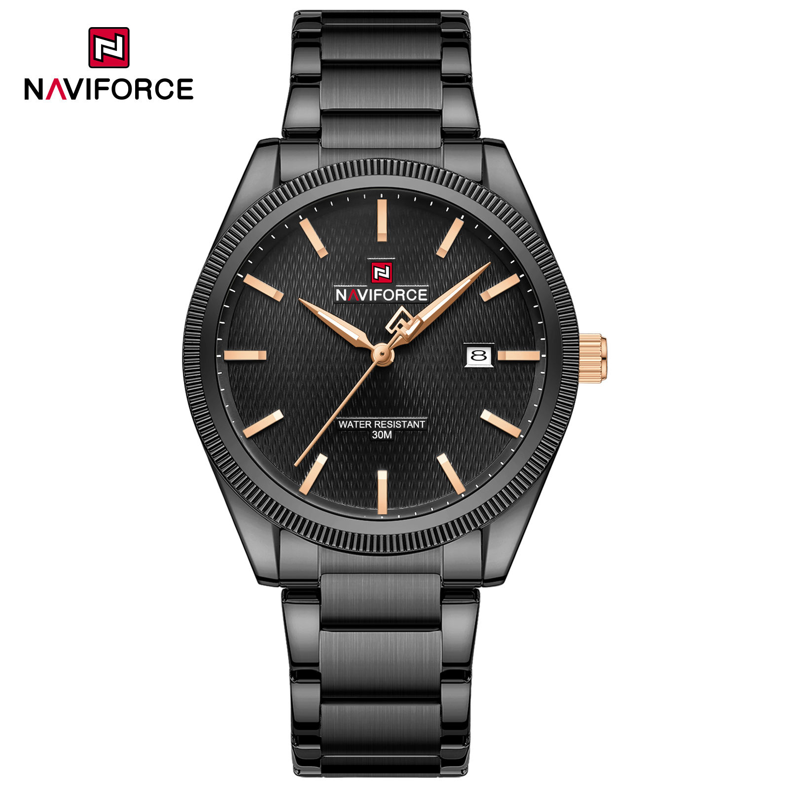 Naviforce - 9276 Black For Men