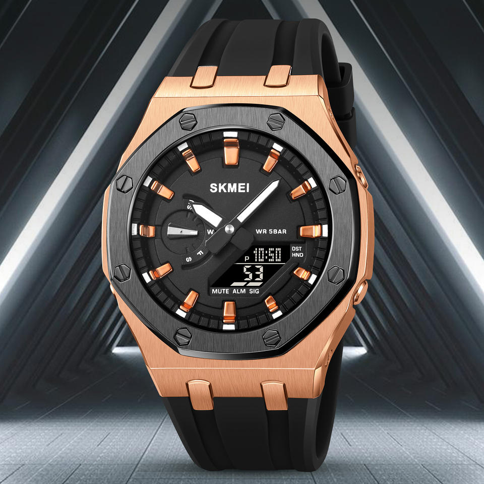 SKMEI 2243 Men's Sport Watch - Black Rose