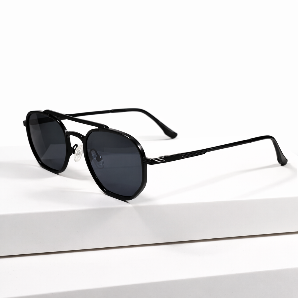 Marc Jacobs Inspired Design Modern Aviator Sunglasses Mj-525 C1 - Black