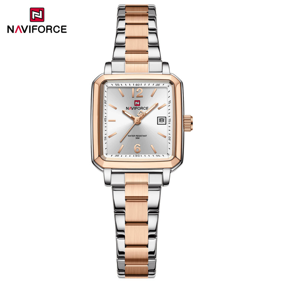 Naviforce 9252 - Silver Rose White For Women
