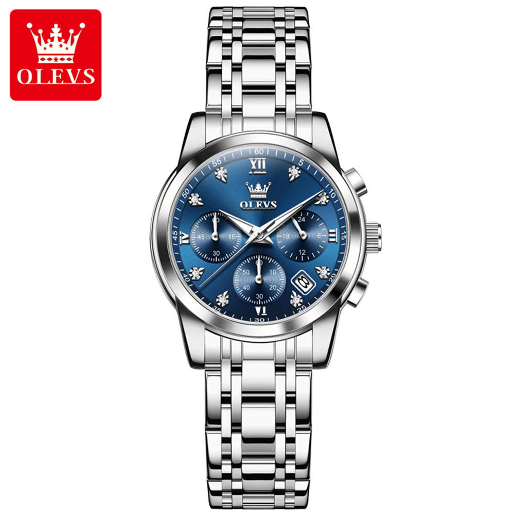 Olevs 2858 For Women -Silver Blue 