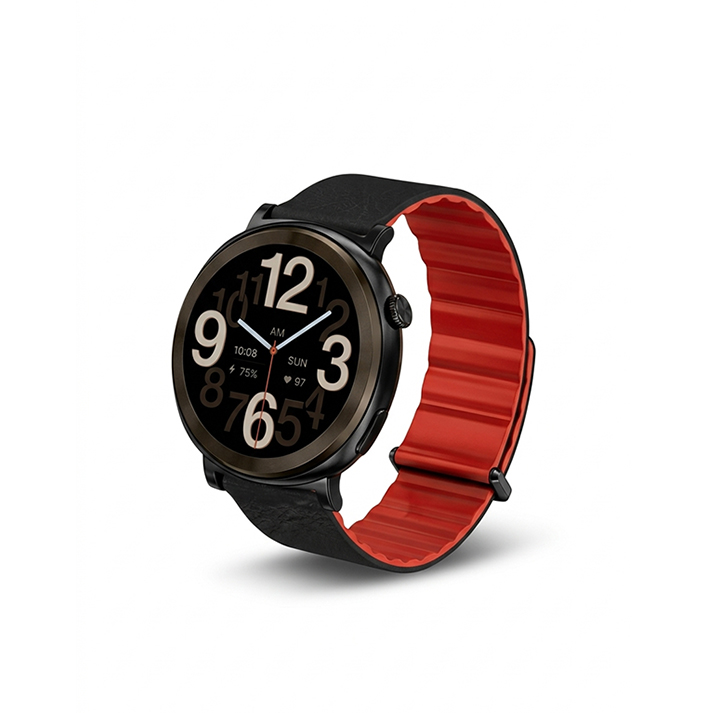 IMIKI HOLO 2 Smart Watch with Magnetic Strap - Black Orange 