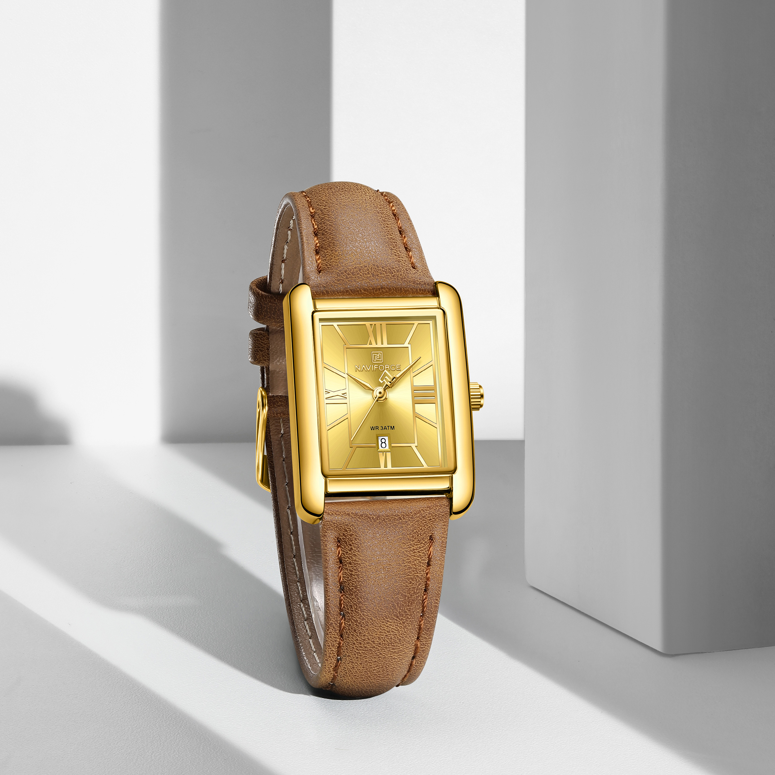 Naviforce 5074 L Women - Brown Gold