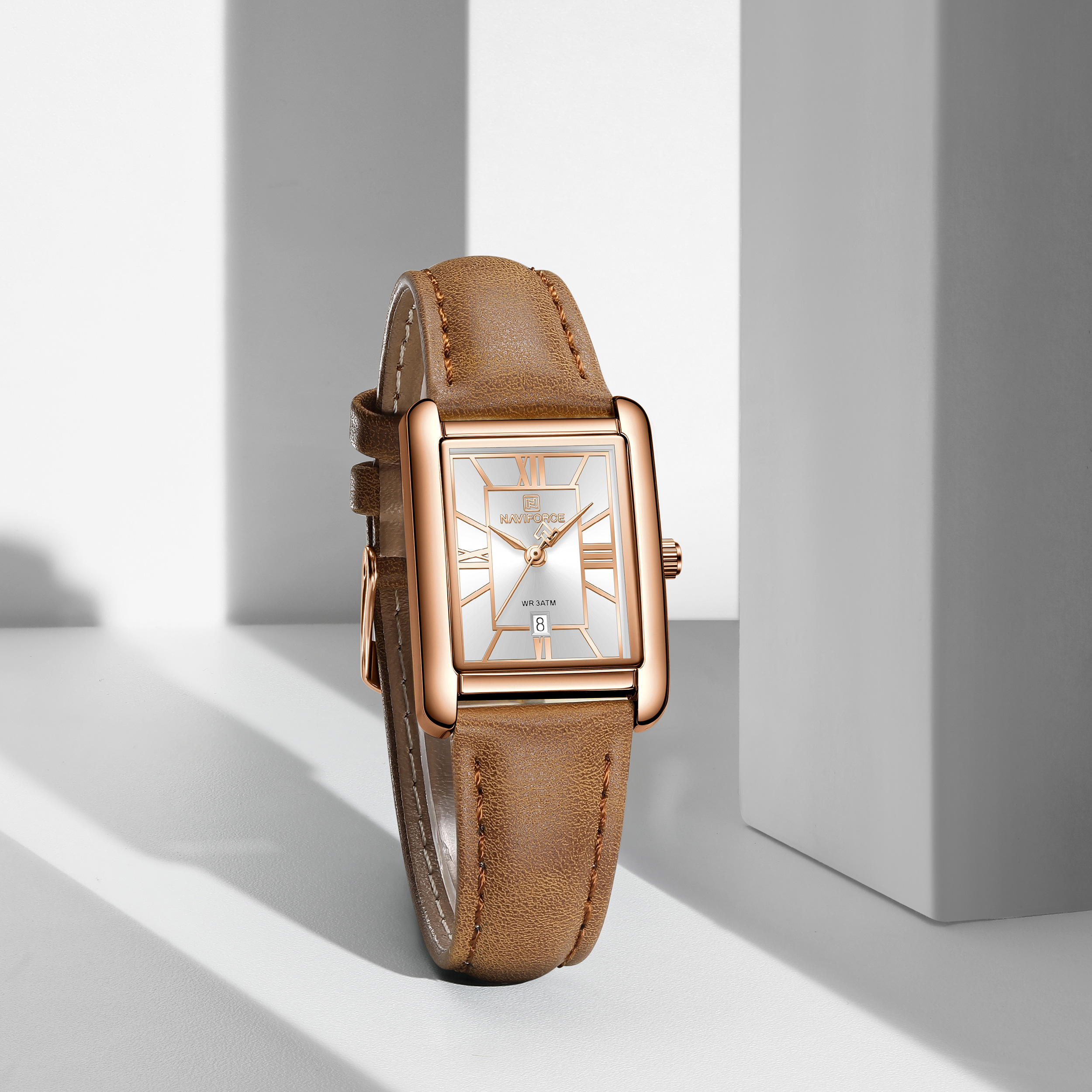 Naviforce 5074 L Women - Brown Rose White