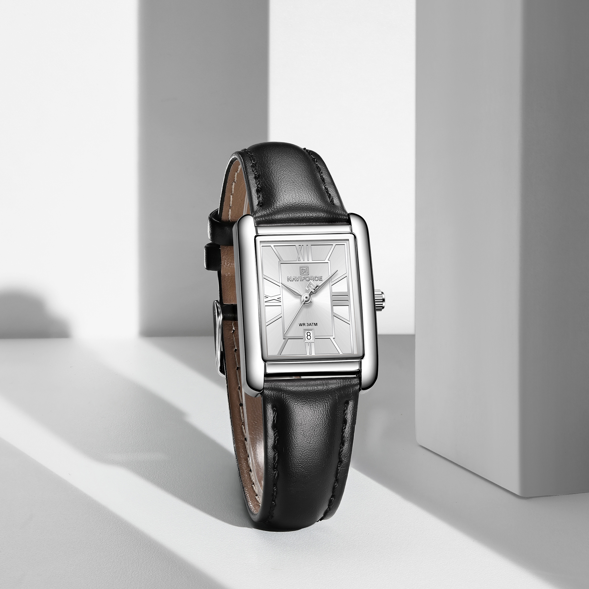 Naviforce 5074 L Women - Silver Black White