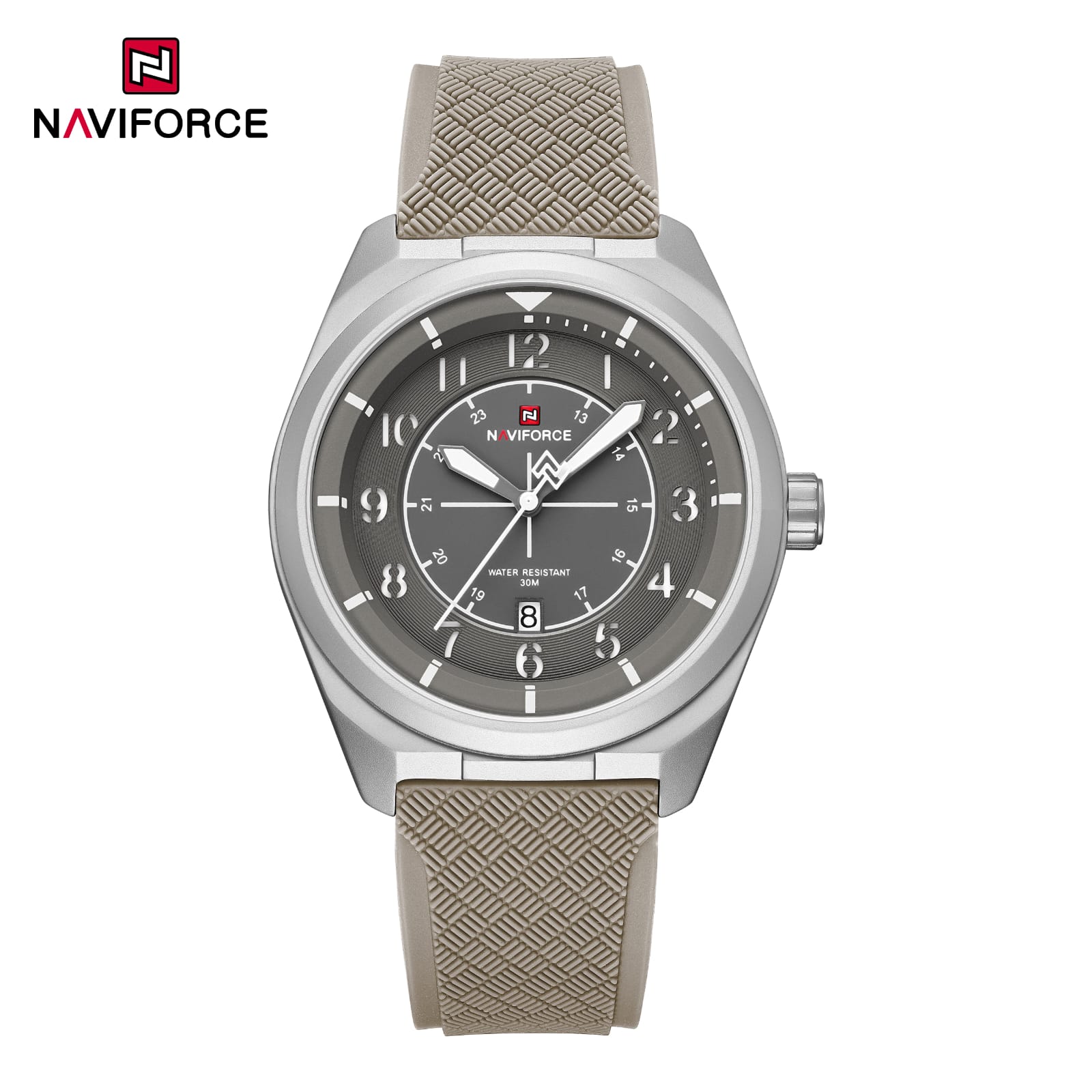 Naviforce 9281T - Silver White