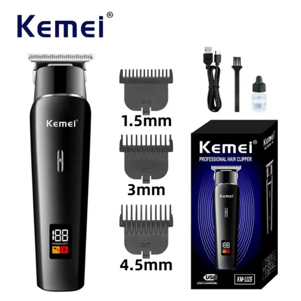 Kemei KM-1113 Hair Clipper and Beard Trimmer for Men