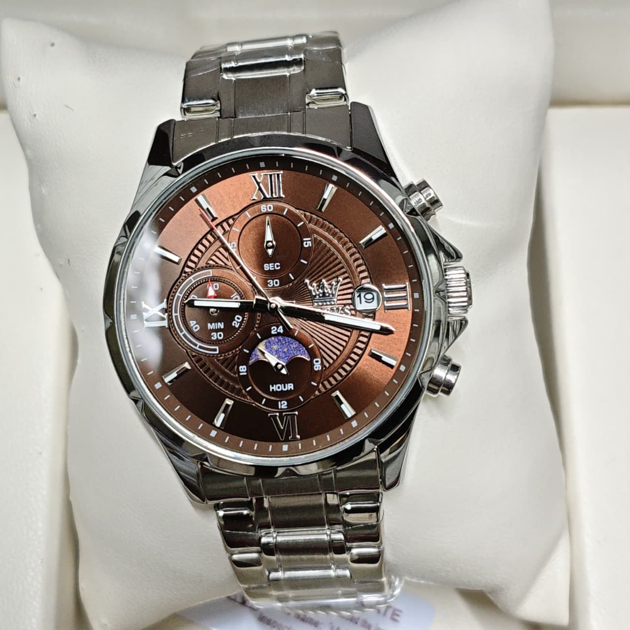 Olevs 3659 CH For Men - Chocolate