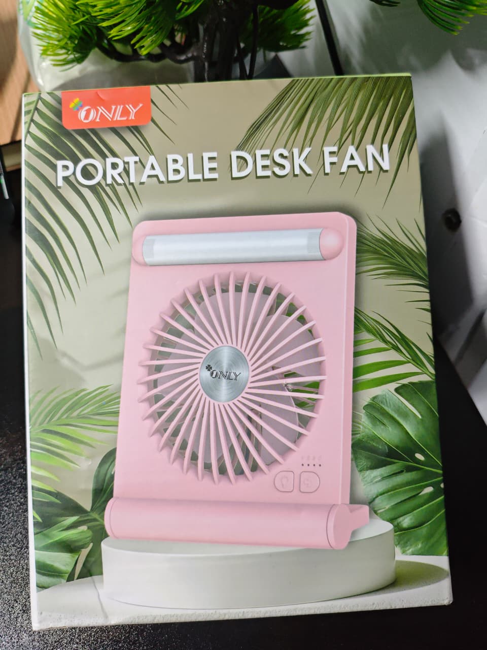 Portable Desk Fan NL-F418 Pink