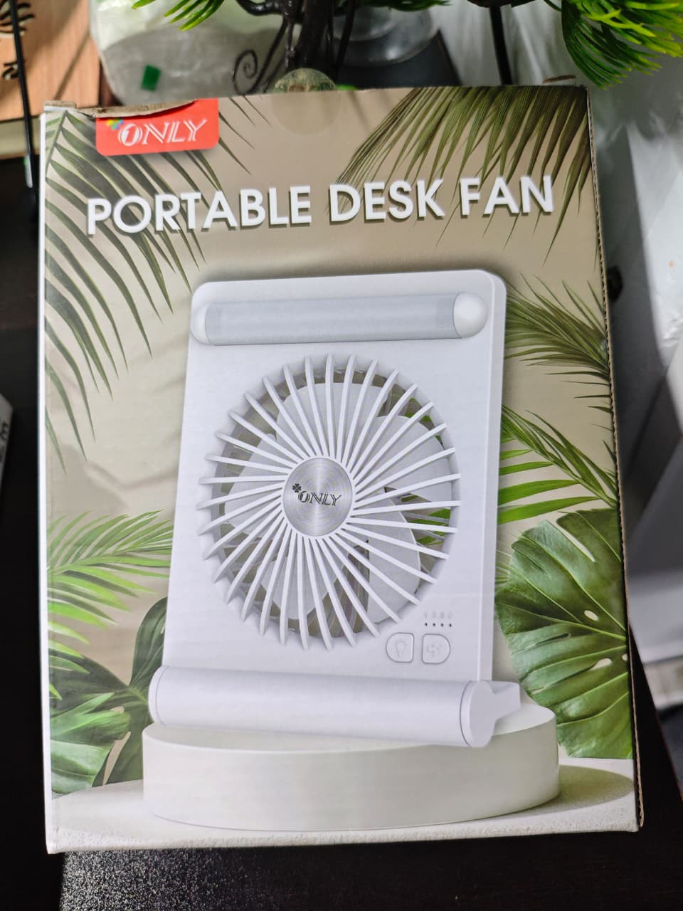 Portable Desk Fan NL-F418 White