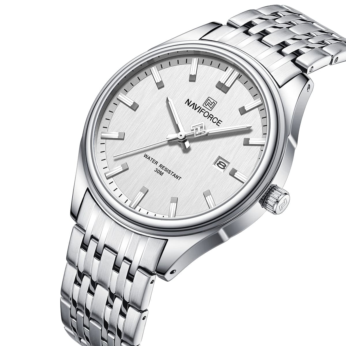 Naviforce 8039 - Silver For Men