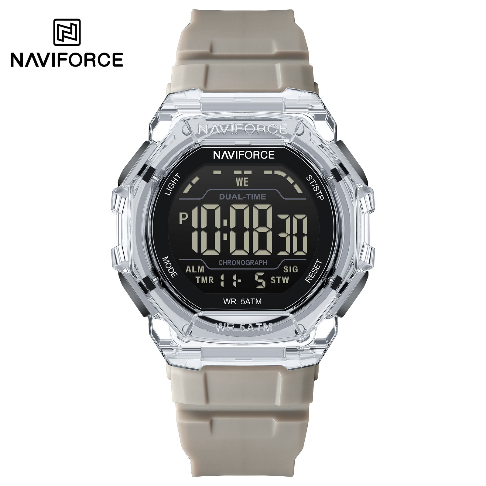 Naviforce 7136 - Silver White