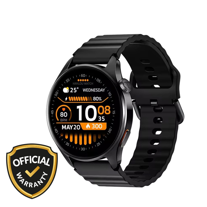 Haylou Watch 4S BT Calling Smart Watch with GPS - Black