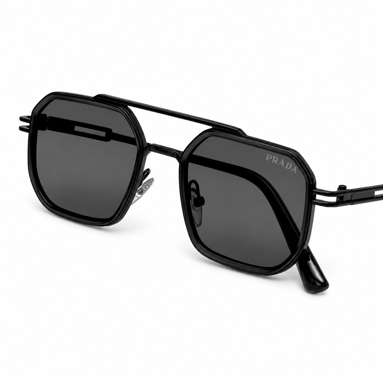 Prada Square Sunglasses - Black (A Grade )